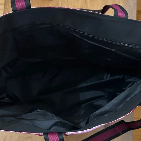 Victoria’s Secret Pink and Black Floral Tote - Picture 8 of 13